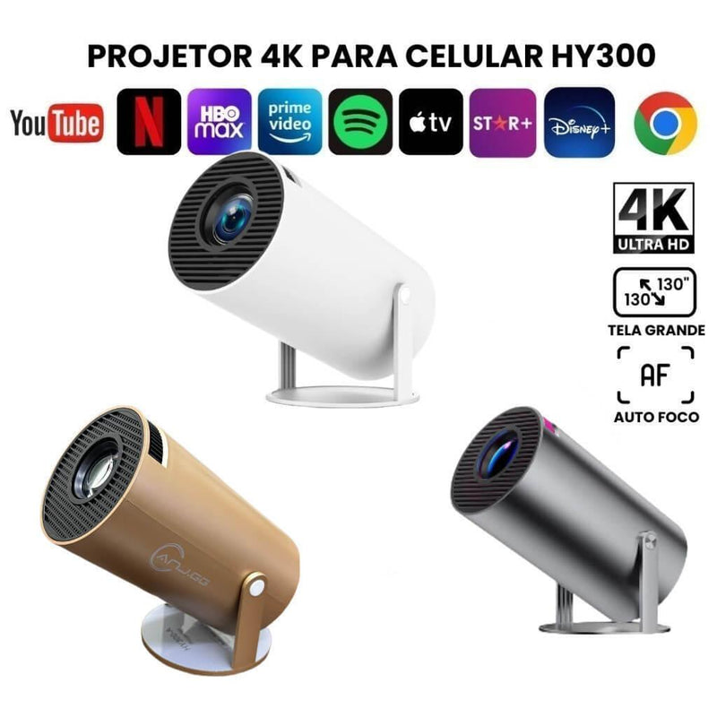 Projetor 4K HD HY300 Magcubic