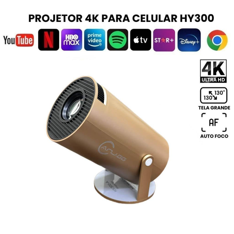 Projetor 4K HD HY300 Magcubic